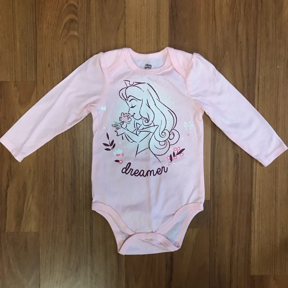 Okie Dokie Disney Baby Girl Aurora Bodysuit Size 18 Months